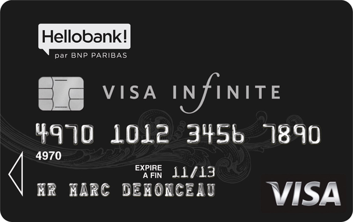 visa infinite hellobank